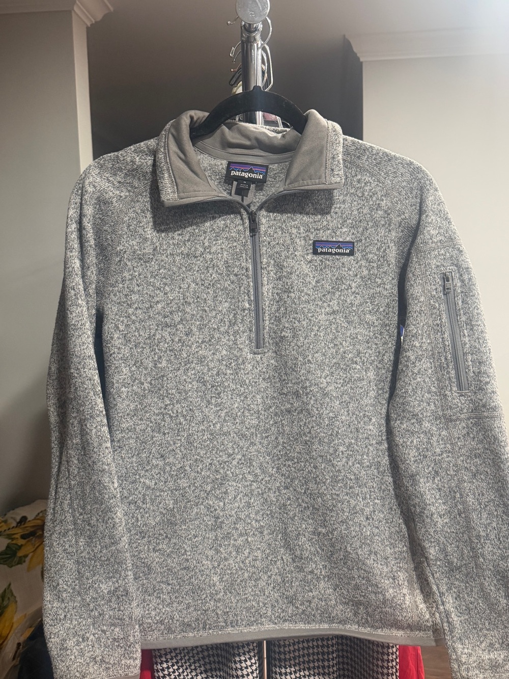 Patagonia Women’s Gray Better Sweater Quarter Zip Fleece Pullover